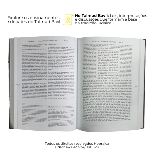coleção talmud bavli – 12 volumes em hebraico e português coleção talmud bavli – 12 volumes em hebraico e português