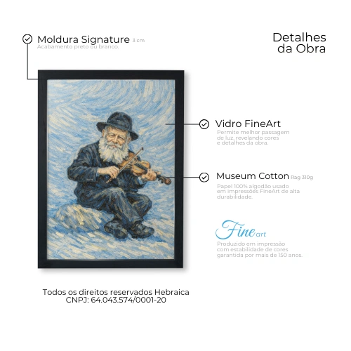 quadro judaico o violinista quadro judaico o violinista