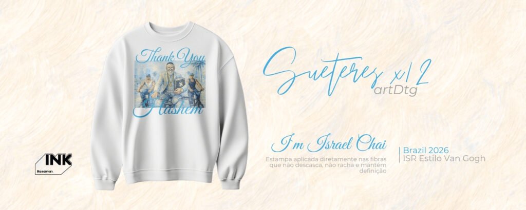 roupas judaicas sueter colecao jewish brasil